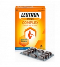 Leotron Complex 30 Cápsulas, disminuye el cansancio y fatiga