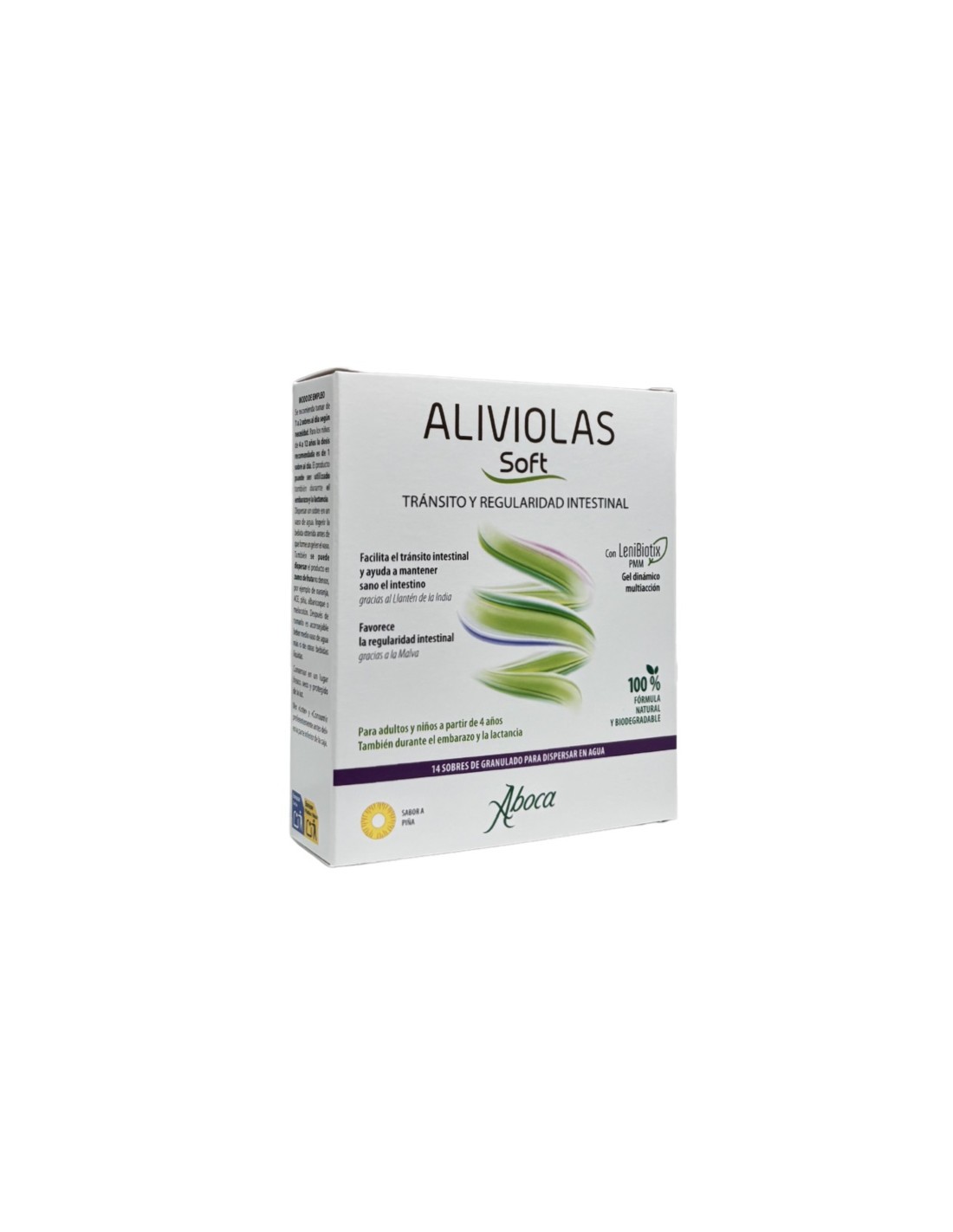 ALIVIOLAS SOFT  14 SOBRES 3,8 G SABOR PI�A